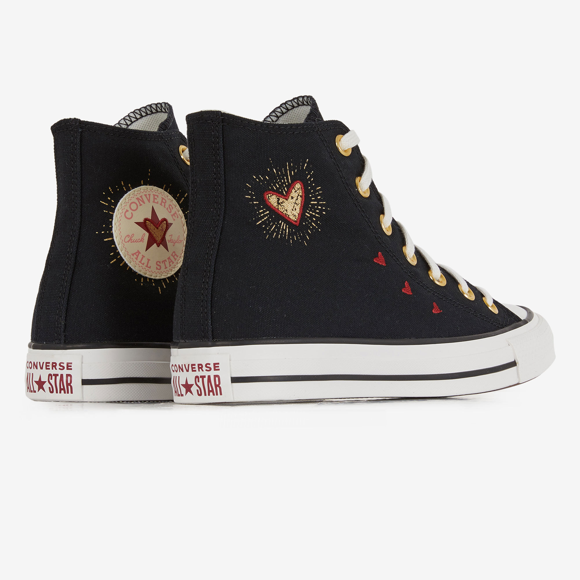 Converse schoenen met hartje store