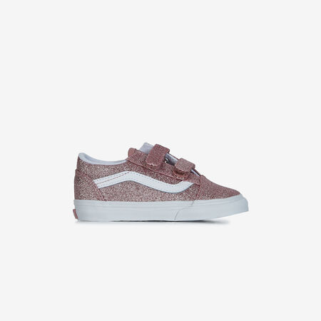 VANS old skool OLD SKOOL V GLITTER ROSE BÉBÉ