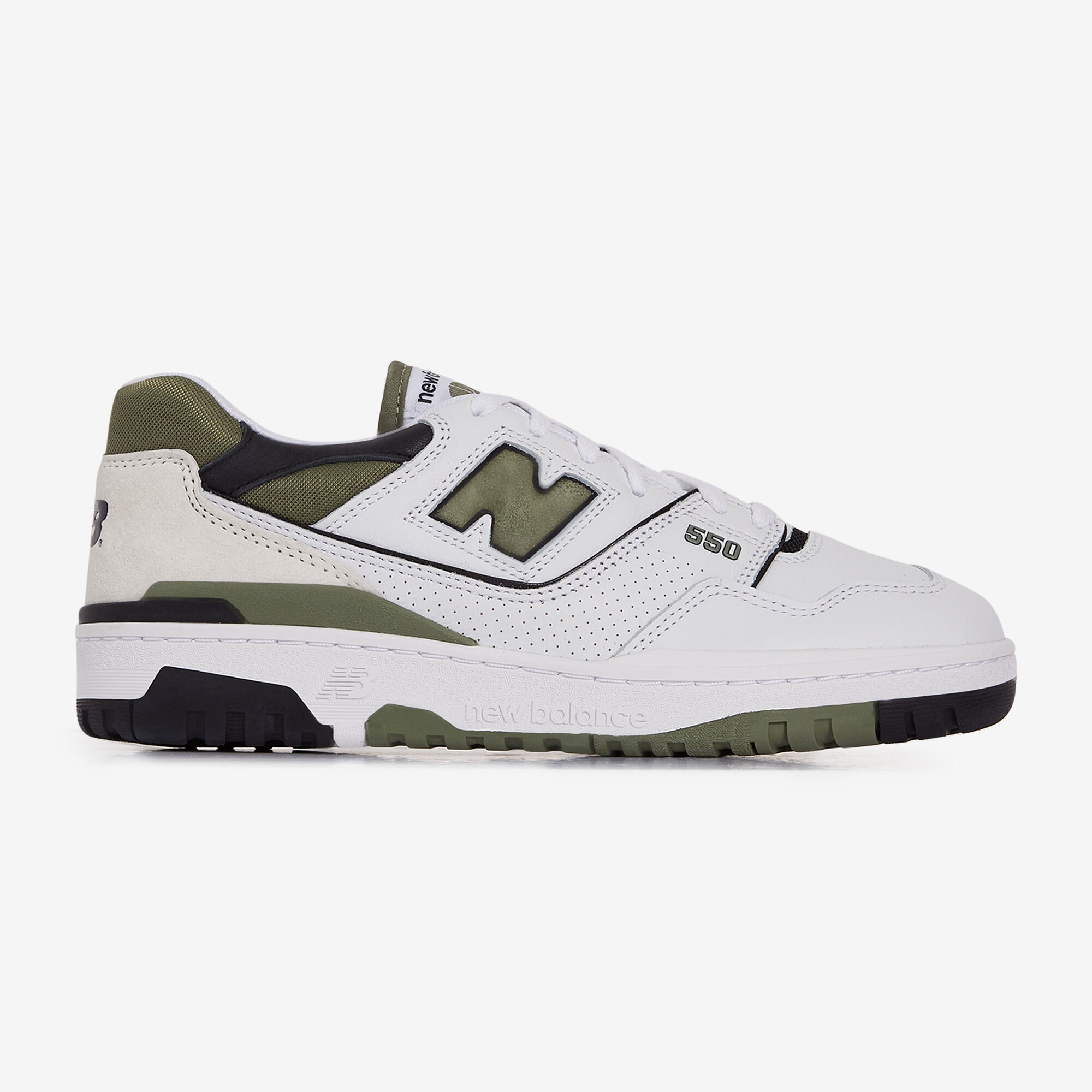 NEW BALANCE 550 BLANC KAKI SNEAKERS HOMME Courir.be