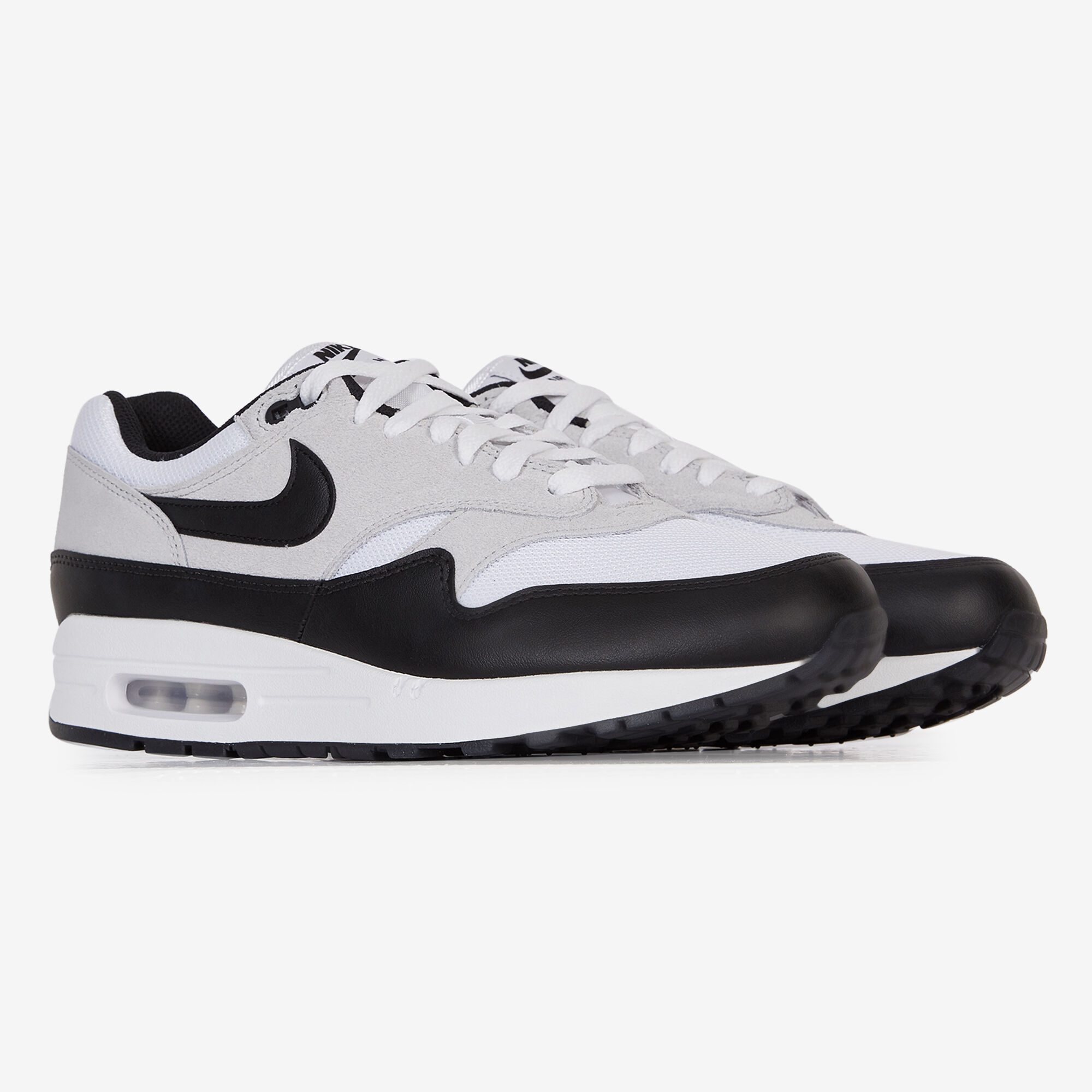 Nike air max 1 premium dames trainers antraciet zwart roze online