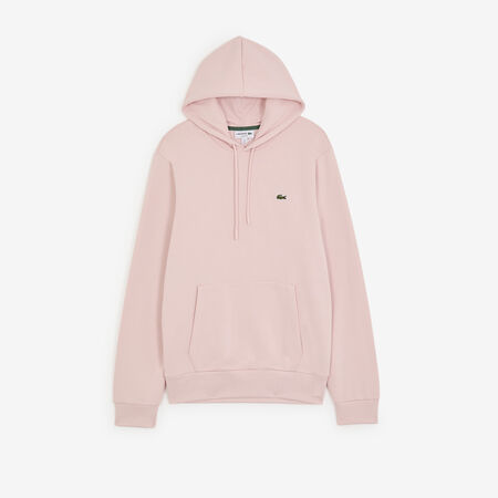 LACOSTE HOODIE CLASSIC LOGO ROSE/VERT HEREN
