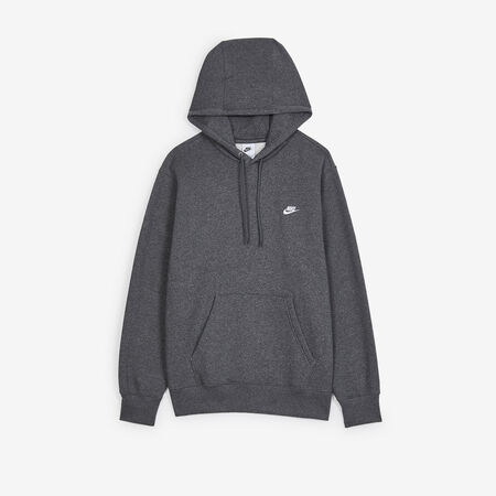 NIKE HOODIE CLUB SMALL LOGO GRIS HOMME