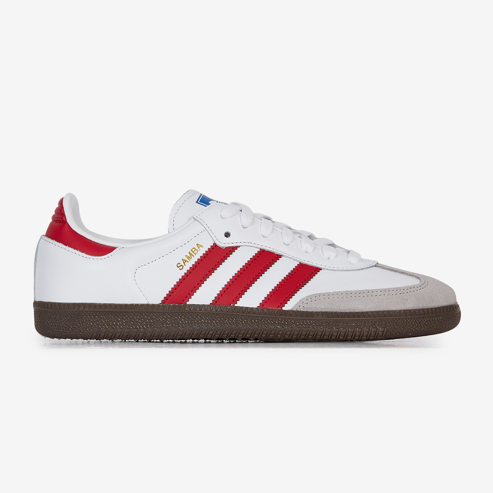 ADIDAS ORIGINALS SAMBA OG WIT ROOD SNEAKERS HEREN Courir.be