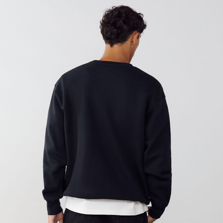 JORDAN SWEAT CREW BROOKLYN NOIR HOMME