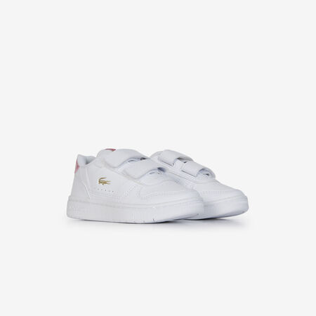 LACOSTE T-CLIP SET MONOGRAM BLANC/ROSE BABY