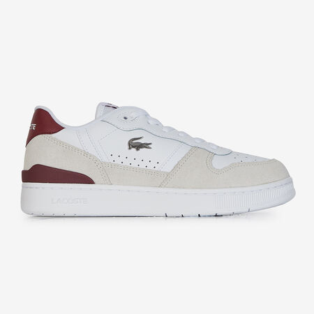 LACOSTE t-clip T-CLIP SET BLANC/BORDEAUX FEMME
