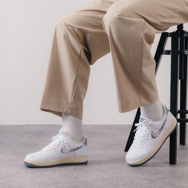 nike air force 1 suede argent