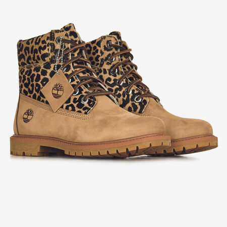 TIMBERLAND 6 inch 6 INCH CHEETAH BEIGE/NOIR DAMES