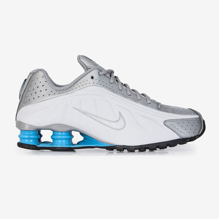 NIKE SHOX R4 BLANC/ARGENT HEREN