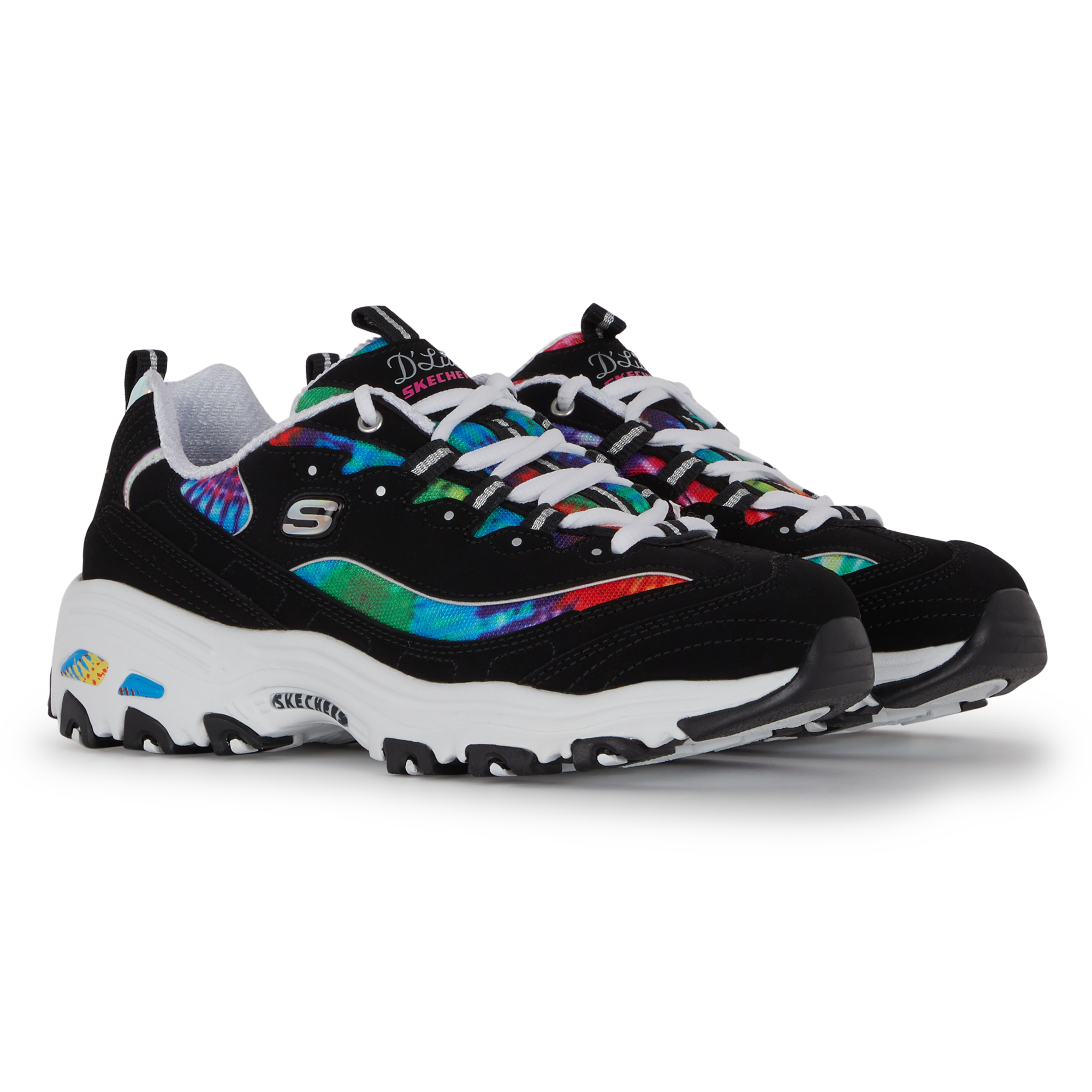 skechers d'lites violet