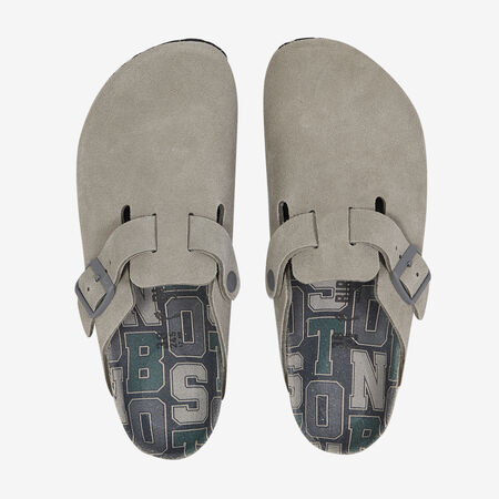 BIRKENSTOCK boston BOSTON SUEDE VARSITY GRIS DAMES