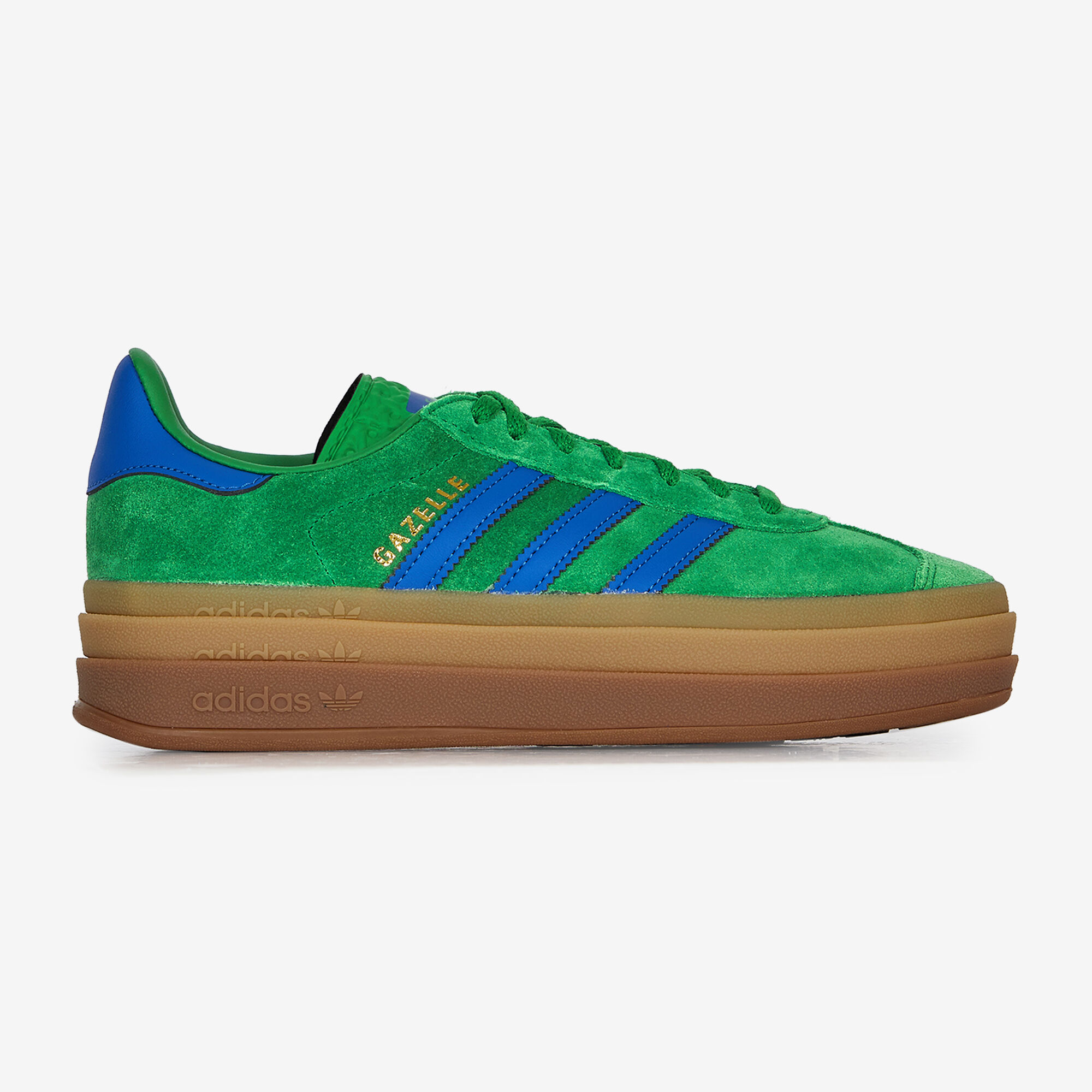 ADIDAS ORIGINALS GAZELLE BOLD VERT BLEU SNEAKERS FEMME Courir.be
