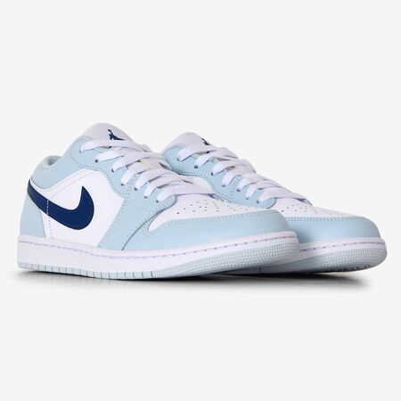 JORDAN air jordan 1 AIR JORDAN 1 LOW BLANC/BLEU HEREN
