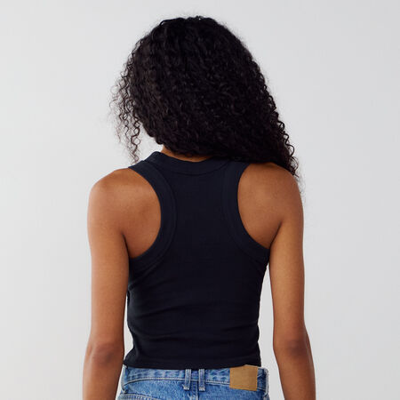 NIKE TOP TANK KNIT CHILL NOIR/BLANC DAMES