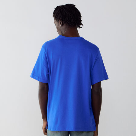 JORDAN TEE SHIRT CENTERED LOGO BLEU/NOIR HOMME