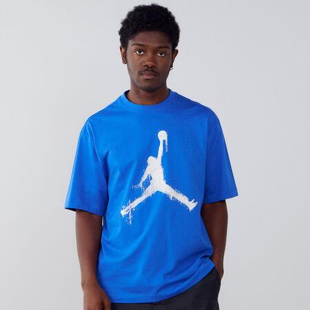 JORDAN T-SHIRT JUMPMAN BLEU/BLANC HEREN