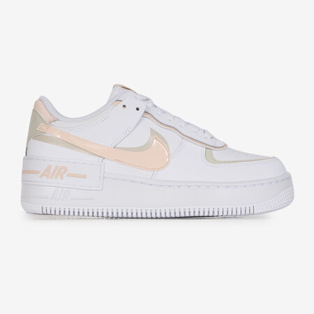NIKE AIR FORCE ONE SAHDOW BLANC/CORAIL DAMES