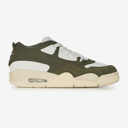 JORDAN AIR JORDAN 4 RM BLANC/KAKI FEMME