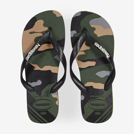 HAVAIANAS TOP CAMU KAKI/NOIR HOMME
