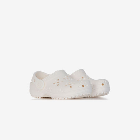 CROCS CLASSIC CLOG FLORAL BEIGE BÉBÉ