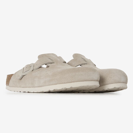 BIRKENSTOCK boston BOSTON SUEDE OYSTER BLANC DAMES