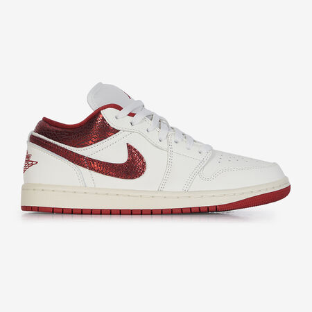 JORDAN AIR JORDAN 1 LOW SE V2 BLANC/ROUGE DAMES