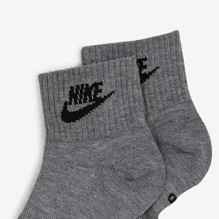 NIKE CHAUSSETTES X3 QUARTER COLORED NSW LOGO BEIGE/NOIR MIXTE