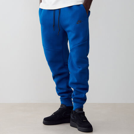 NIKE PANT JOGGER TECH FLEECE BLEU/NOIR HOMME