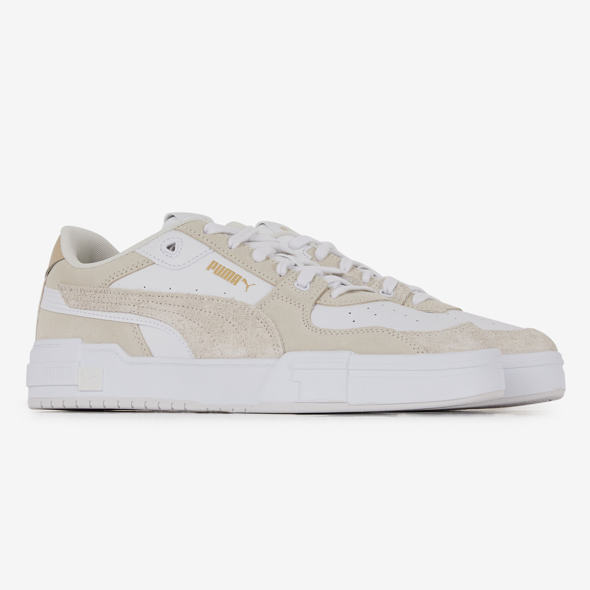 Puma blanche et beige clearance