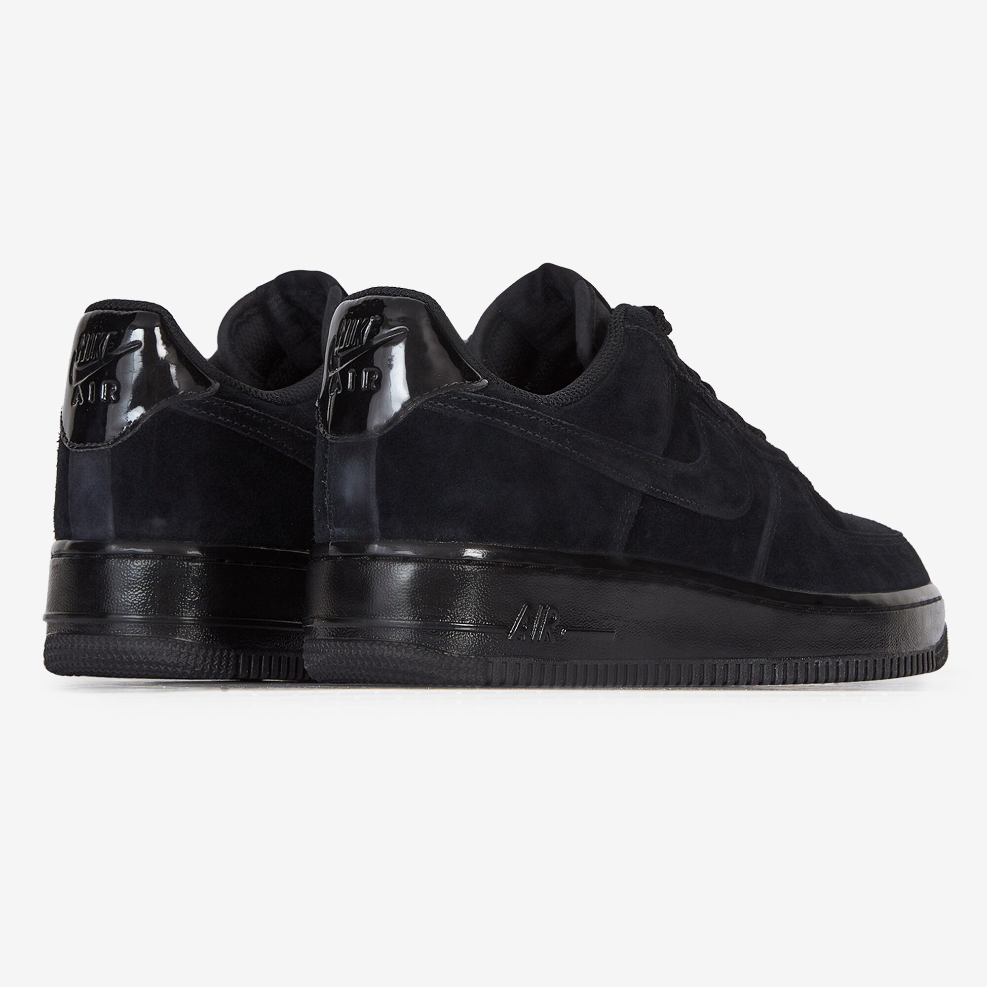 NIKE AIR FORCE 1 LOW NOIR ARGENT SNEAKERS FEMME Courir.be