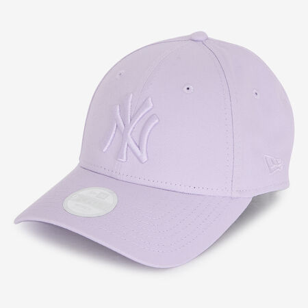 NEW ERA 9FORTY WOMEN NY LEAGUE ESSENTIAL LILAS/BLANC HOMME