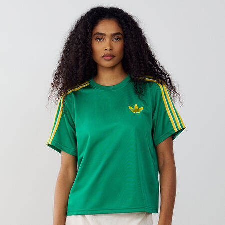 ADIDAS ORIGINALS TEE FIREBIRD VERT/JAUNE FEMME