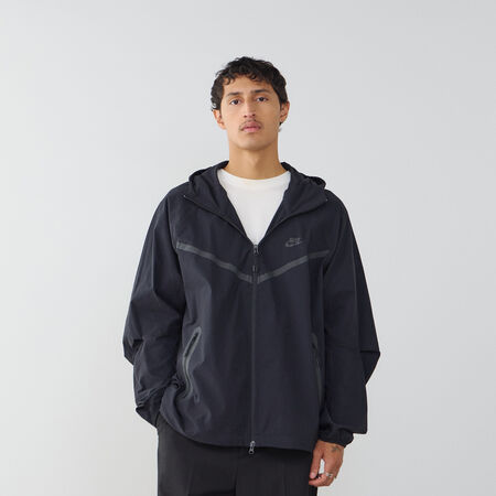 NIKE JACKET TECH FLEECE FZ WVN NOIR HOMME