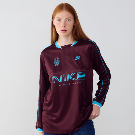 NIKE JERSEY LS BORDEAUX FEMME