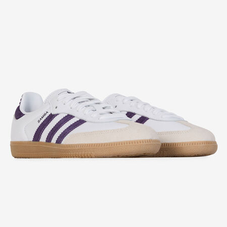 ADIDAS ORIGINALS samba SAMBA OG BLANC/VIOLET FEMME