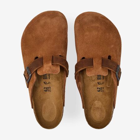 BIRKENSTOCK boston BOSTON LEATHER MIX COGNAC BRUIN HEREN