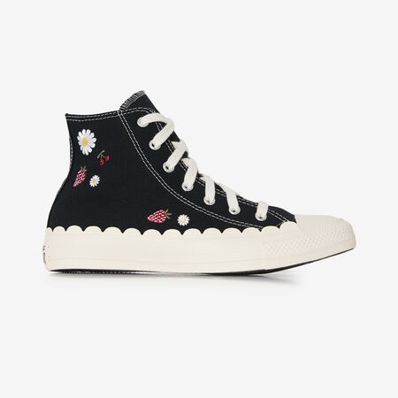 CONVERSE chuck taylor all star CHUCK TAYLOR ALL STAR HI SUMMER MARKET NOIR/BLANC JUNIOR