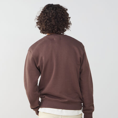 JORDAN SWEAT CREW BROOKLYN MARRON/BEIGE HEREN