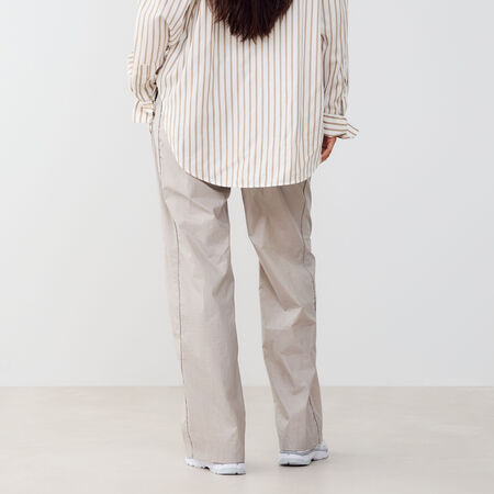 NIKE PANT WOVEN WIDE LEG PIPING GRIS FEMME