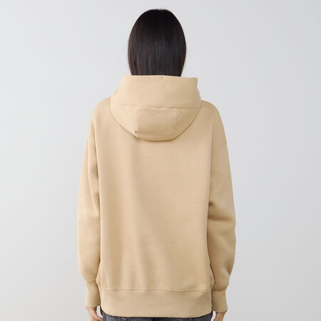 NIKE HOODIE PHOENIX LONG OVERSIZED BEIGE DAMES