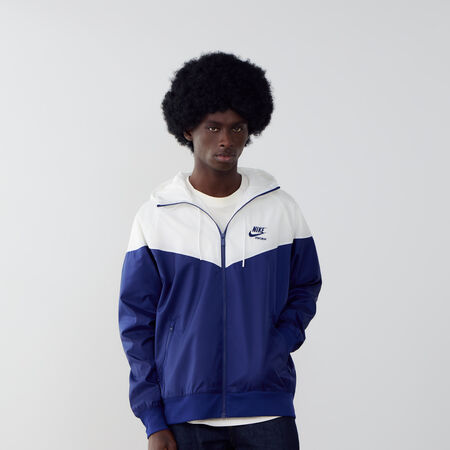 NIKE JACKET FZ GFX WVN NOIR/BLANC HOMME