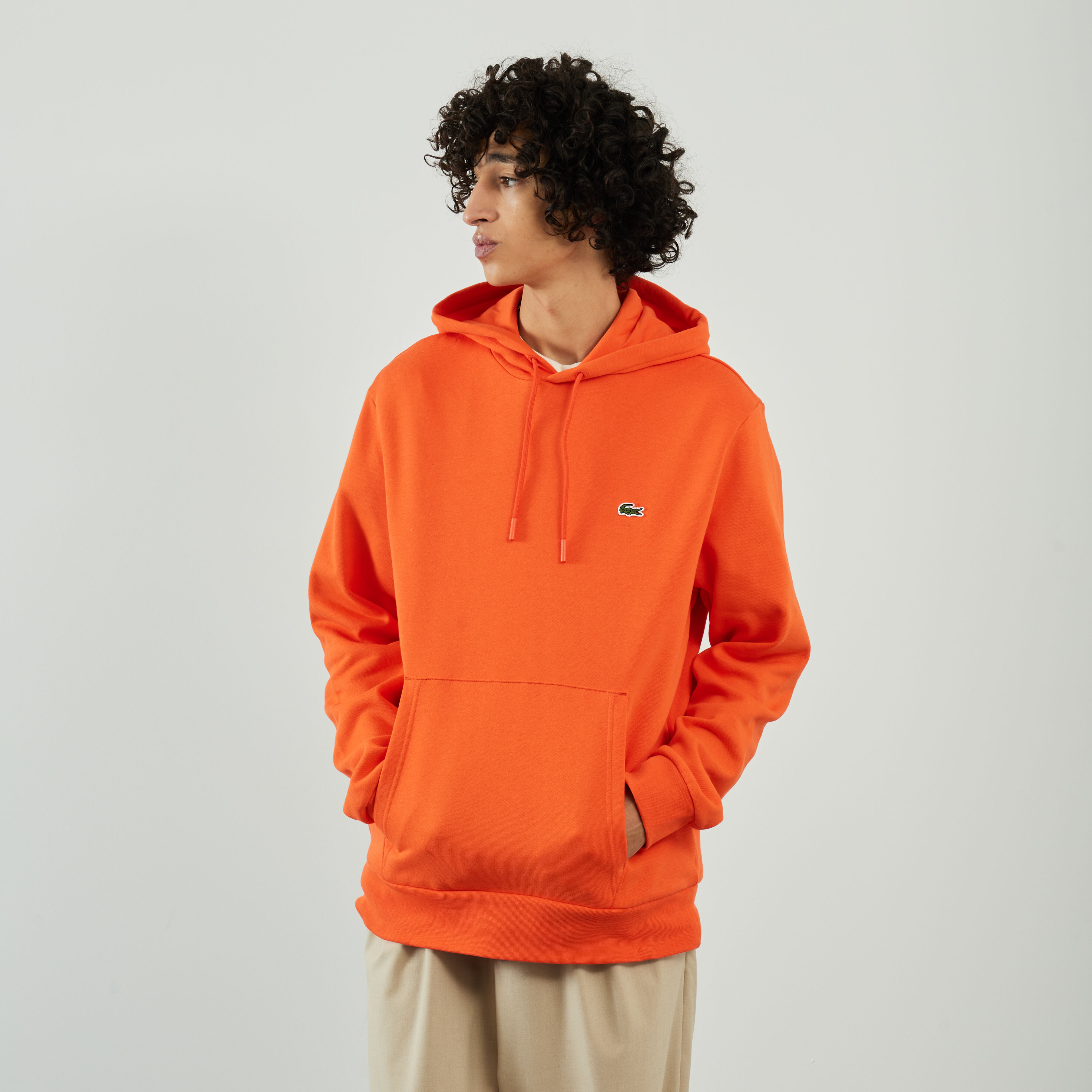 Lacoste orange top hoodie