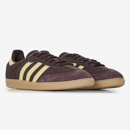 ADIDAS ORIGINALS spezial SAMBA MARRON/JAUNE FEMME