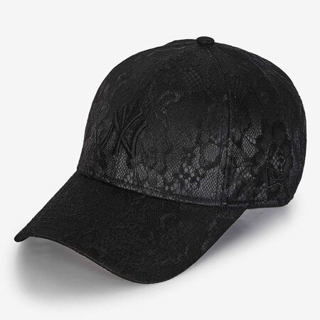 NEW ERA 9FORTY WOMEN NY LACE ZWART DAMES