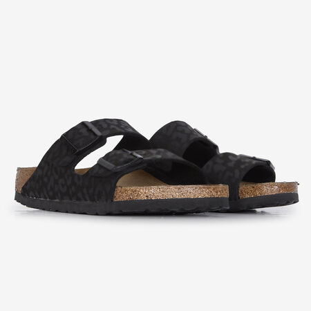 BIRKENSTOCK ARIZONA CHEETAH NOIR FEMME