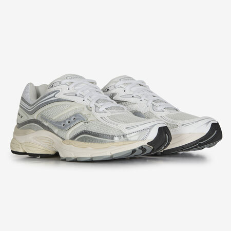 SAUCONY PROGRID OMNI 9 SUEDE BLANC/ARGENT HEREN