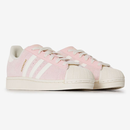 ADIDAS ORIGINALS superstar SUPERSTAR II SUEDE ROSE/BLANC FEMME