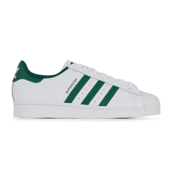 ADIDAS ORIGINALS SUPERSTAR BLANC VERT SNEAKERS HOMME Courir.be