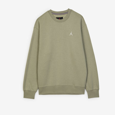 SWEAT CREW BROOKLYN : BEIGE/BLANC