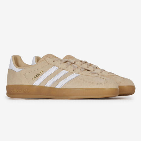 ADIDAS ORIGINALS gazelle GAZELLE INDOOR BEIGE/BLANC FEMME